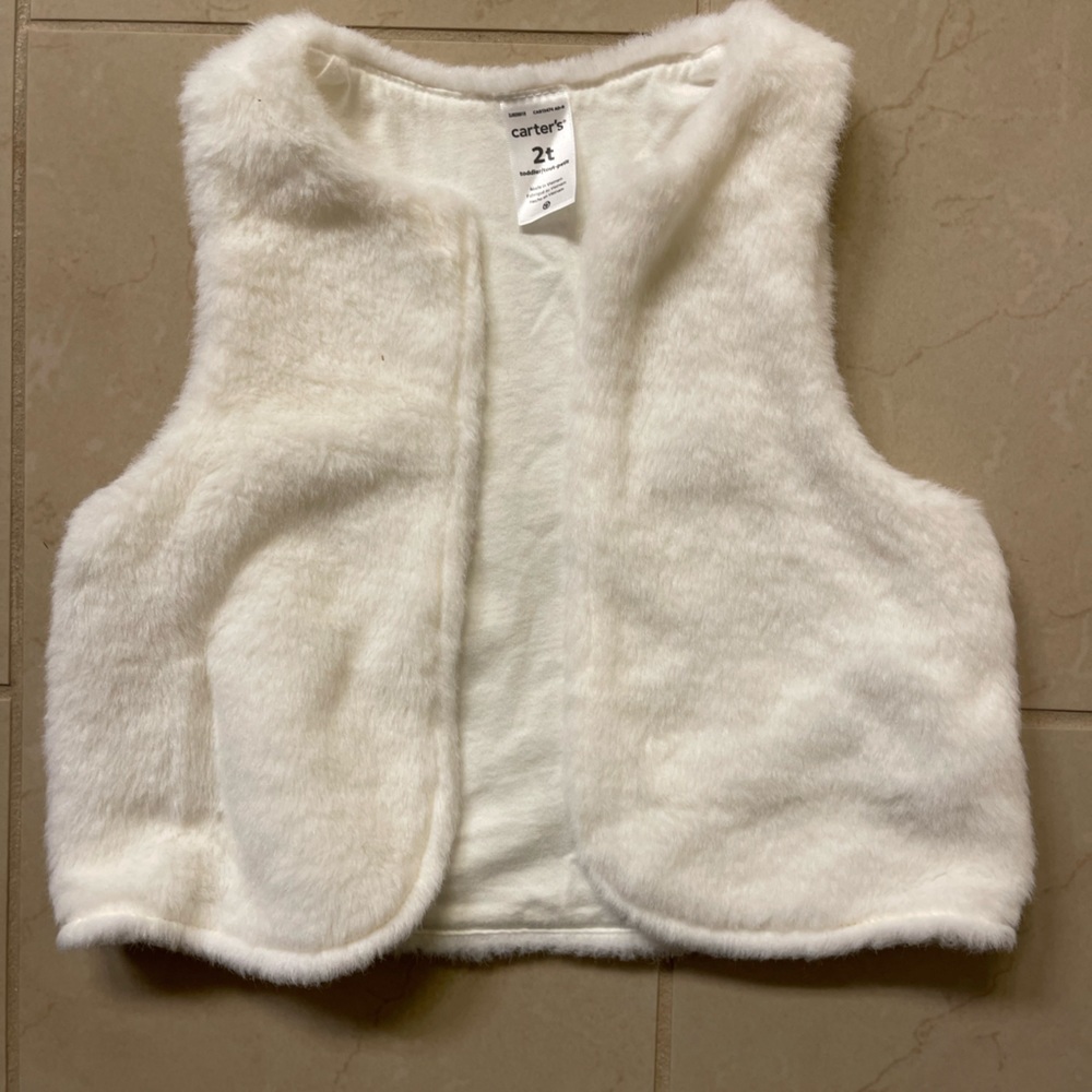 Carters White Vest